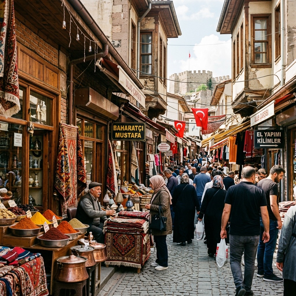 Ulus Esnaf Çarşısı ve Sokak Lezzetleri