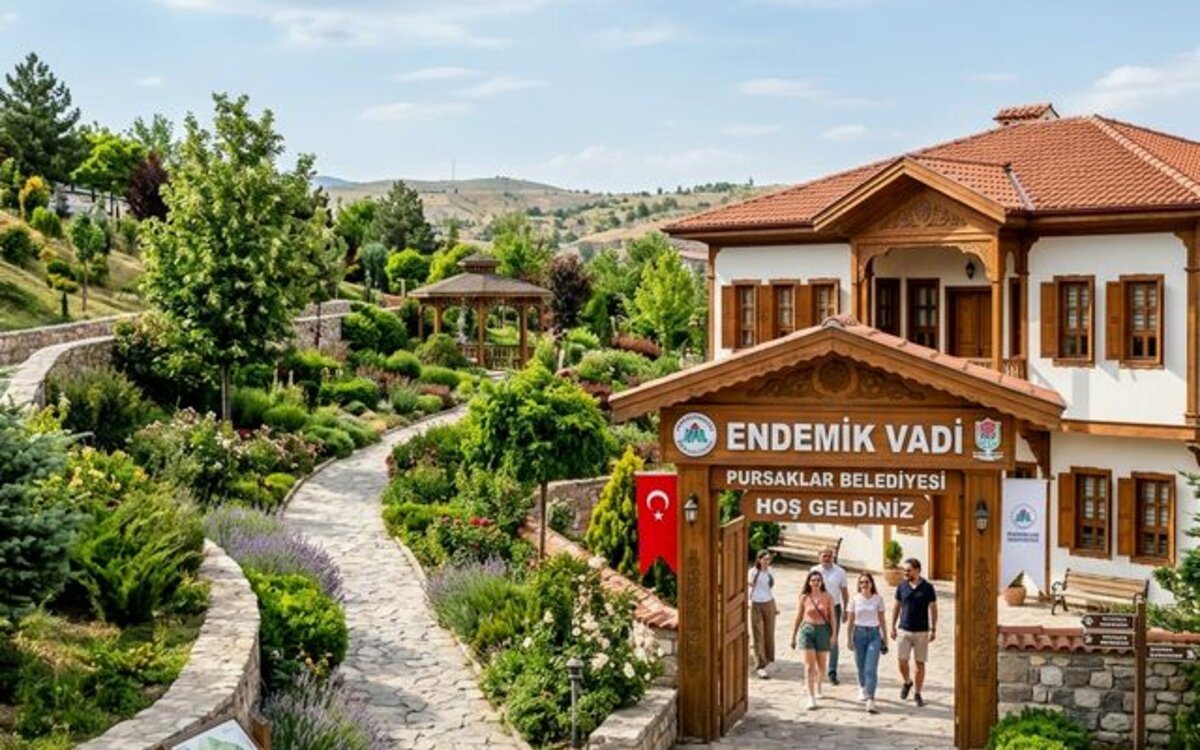 Pursaklar Endemik Vadi Girişi ve Geleneksel Ankara Evi Mimarisi