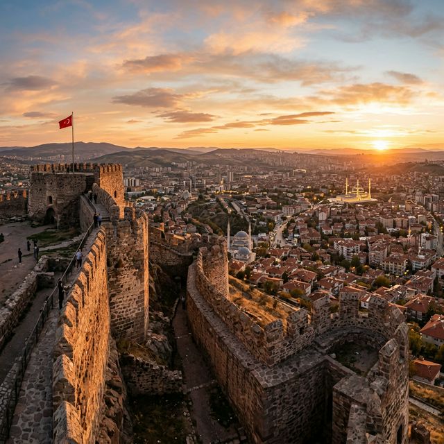 Ankara Kalesi Manzarası
