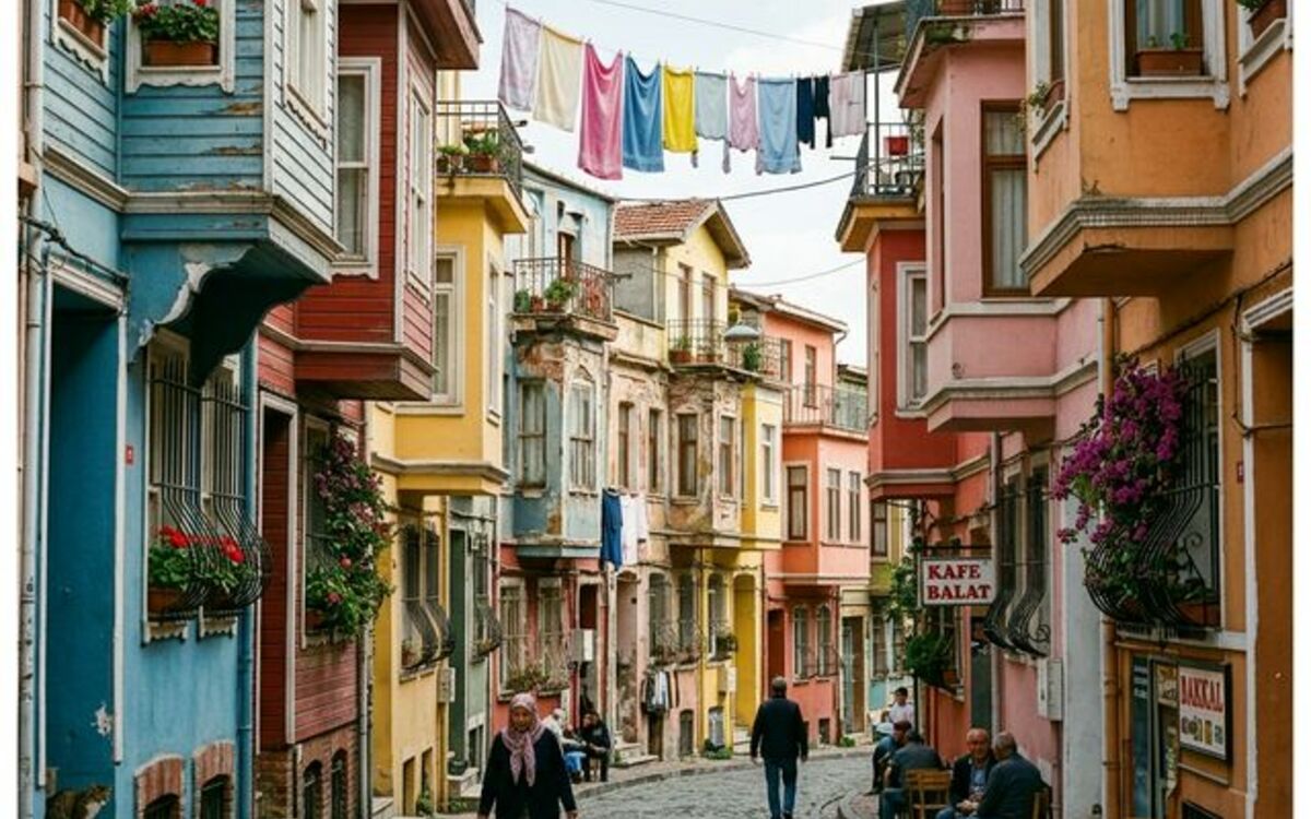 İstanbul Kuzguncuk’un Renkli Ahşap Evleri ve Sahil Hattındaki Sessiz Yollar